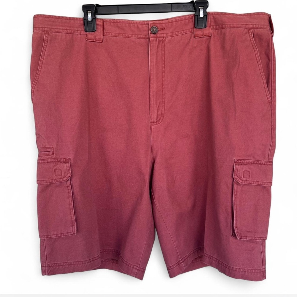 SAVANE Austin Cargo Shorts Sz 46W Relaxed Fit Flat Front 100% Cotton NWT